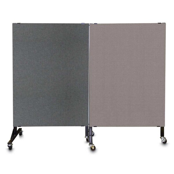 Enclosed Corkboard, 3 Door, 96"x48", 4" Fra